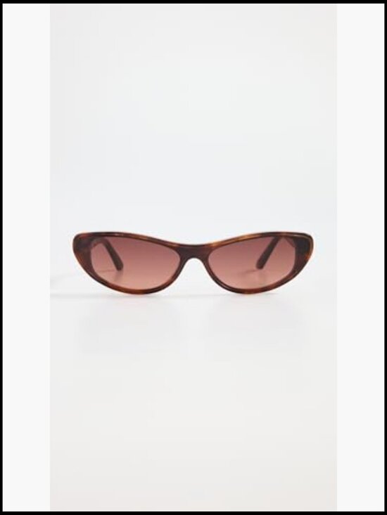 Cat Eye Sunglasses with Tortoiseshell Acrylic Frame, Non-Polarized Lenses, Soft